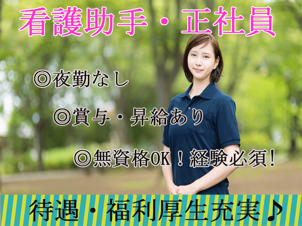 行田市 夜勤なし 年間休日110日以上 病院 看護助手 正社員 賞与年2回 無資格ok 行田市 埼玉介護求人navi 埼玉県近郊で介護 看護 福祉の求人を探すならこちら