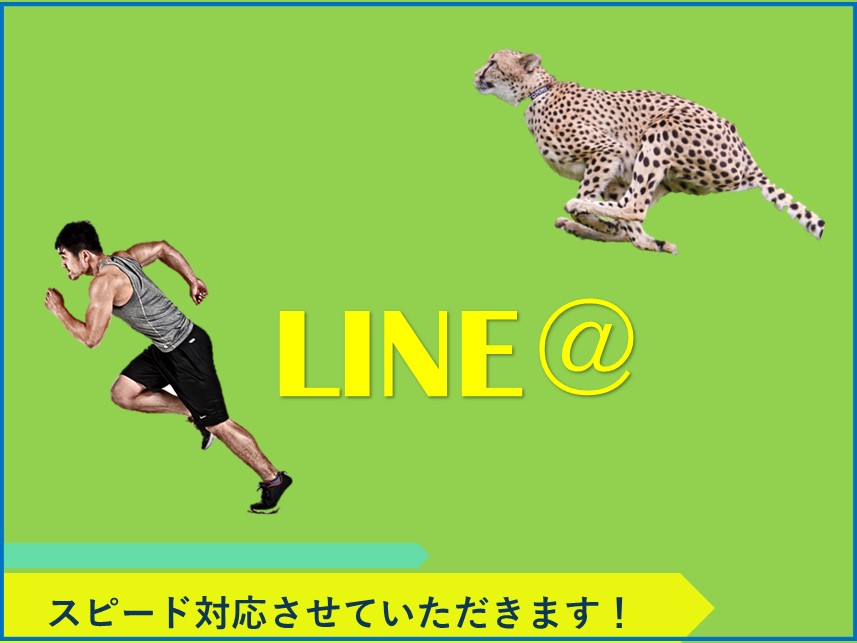 LINE＠始めました♪